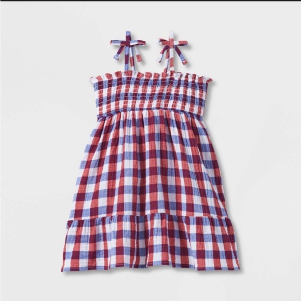 Girl plaid dress